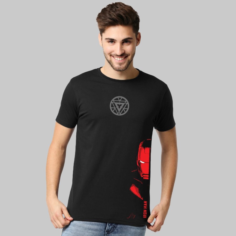 Iron man face t shirt best sale