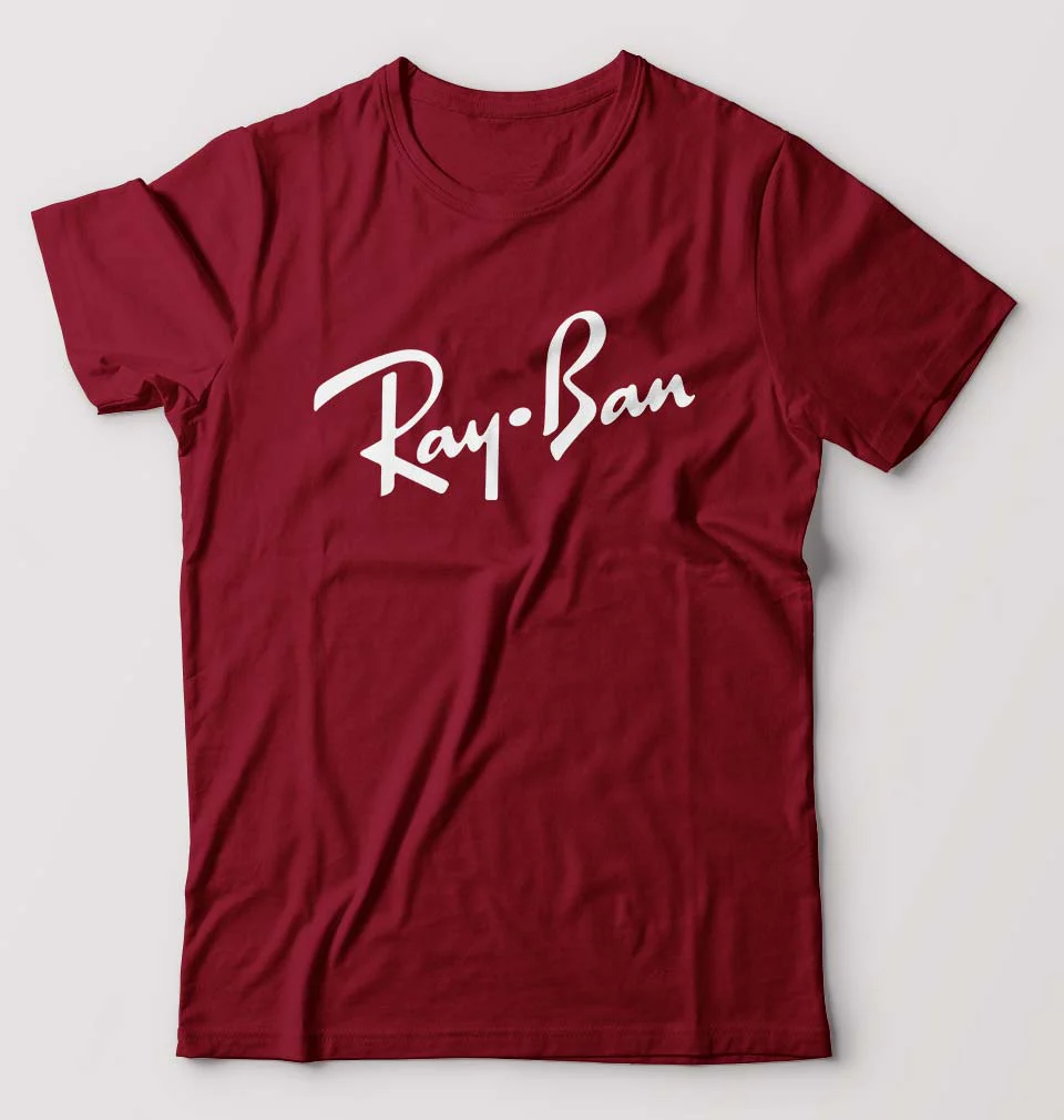 Ray-Ban Half Sleeve T-Shirt - Red -M | TradzHub