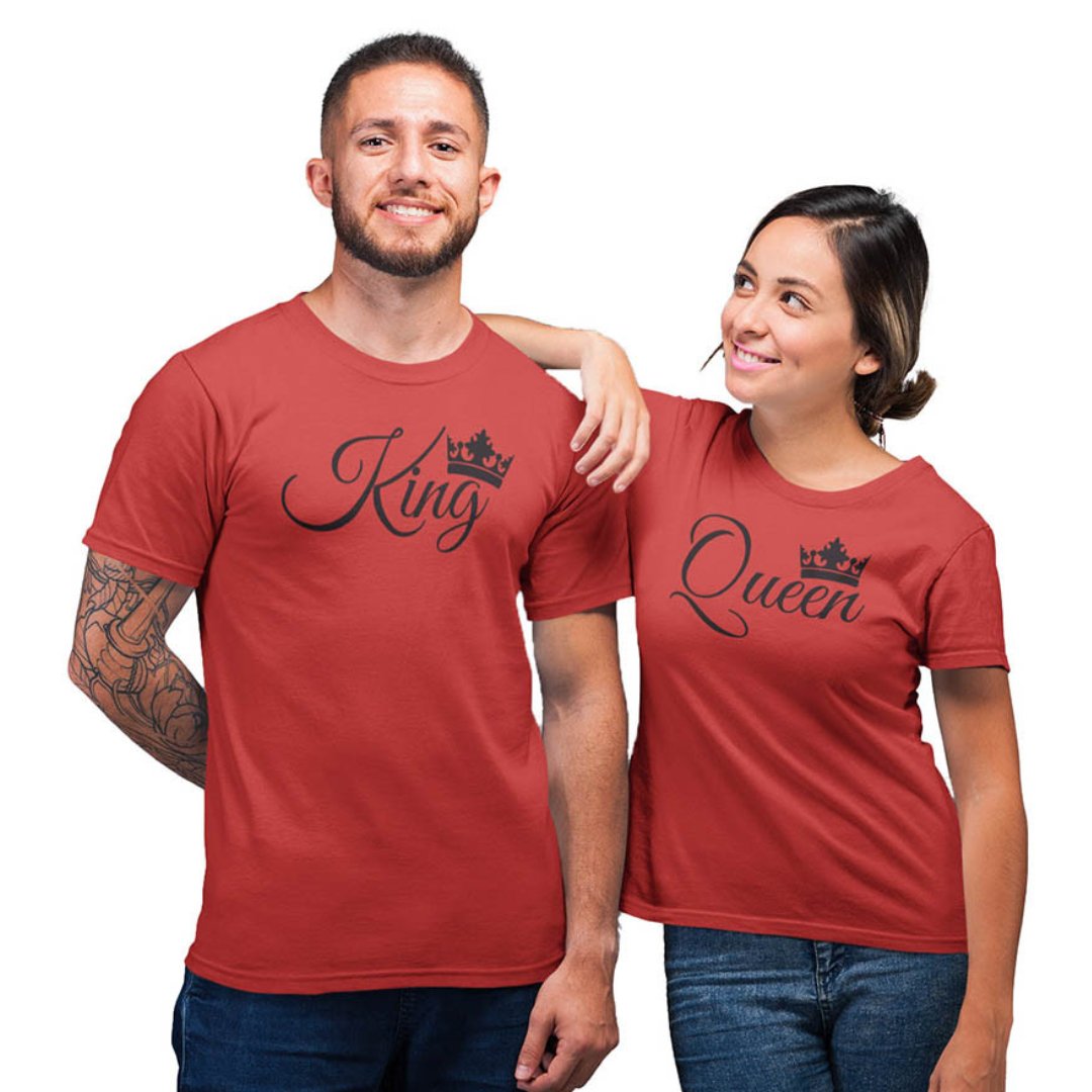 red king and queen shirts