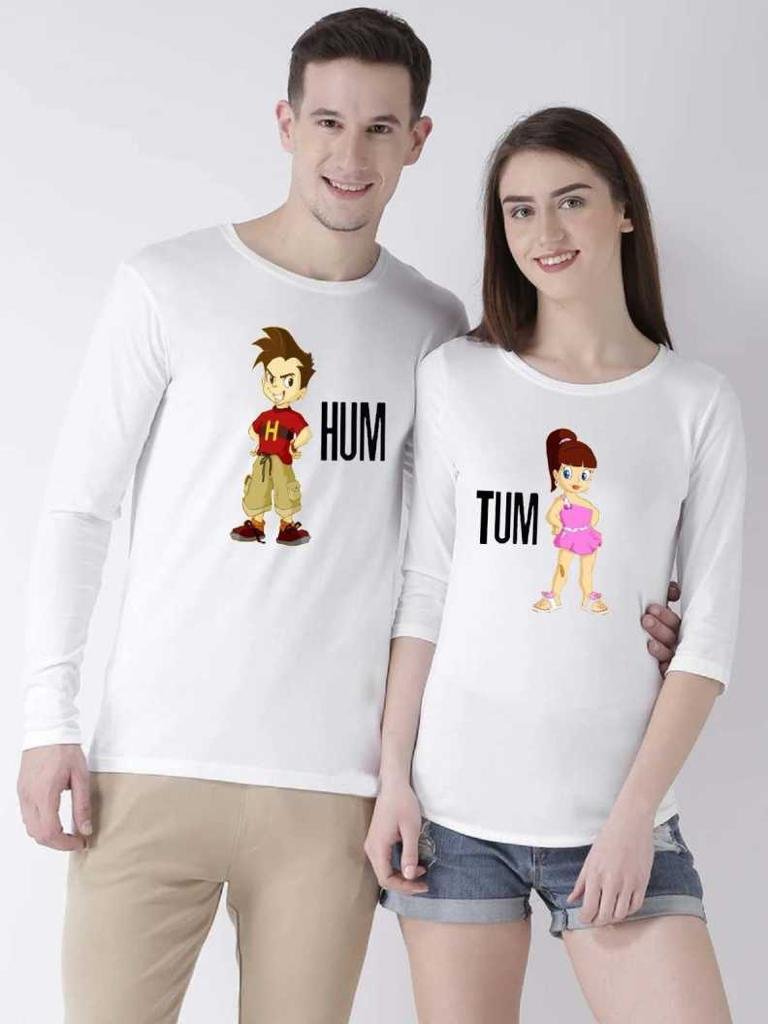 Hum Tum Couple T-Shirt - XL-42 | TradzHub