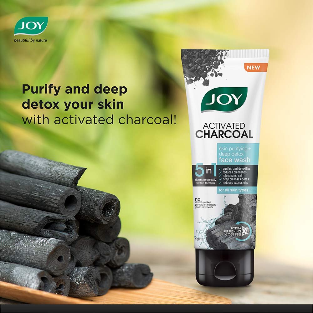 Joy charcoal activated face wash TradzHub